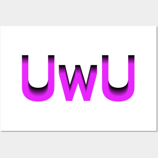 UwU 3D Posters and Art